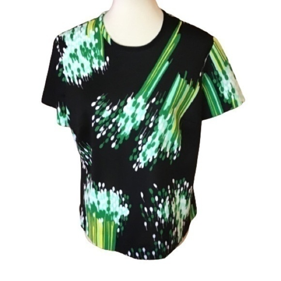 Vintage 70s bright streaks top - Picture 1 of 6